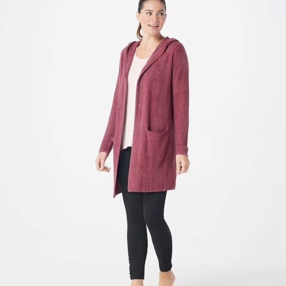 Barefoot Dreams Sweaters - Barefoot dreams Cozy Chic lite Relaxed hooded cardigan